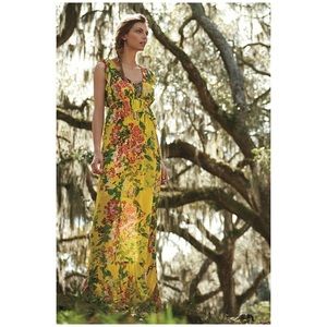 Plenty by Tracey Reese Yellow Maxi Dress